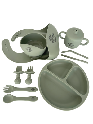 Silicone 10pc Feeding Sets