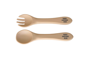 Silicone Spoon & Fork Cutlery Set