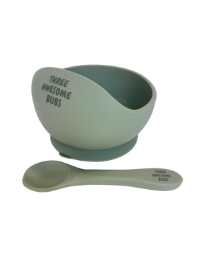 Easy Scoop Silicone Suction Bowl and Spoon Set