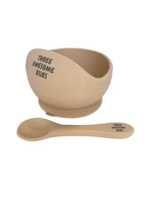 Easy Scoop Silicone Suction Bowl and Spoon Set
