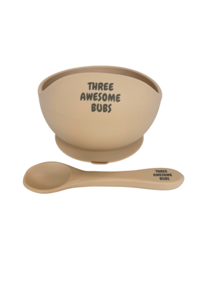 Easy Scoop Silicone Suction Bowl and Spoon Set