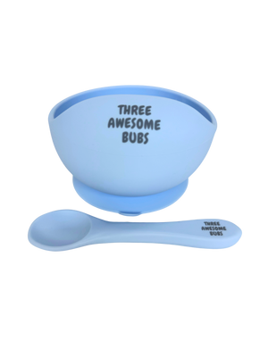 Easy Scoop Silicone Suction Bowl and Spoon Set