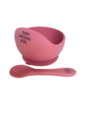 Easy Scoop Silicone Suction Bowl and Spoon Set