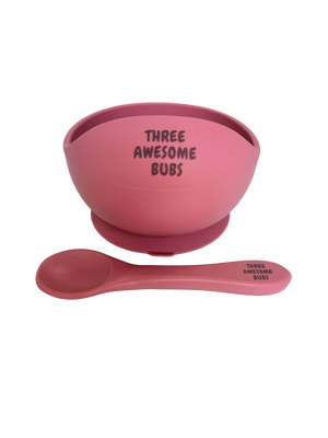 Easy Scoop Silicone Suction Bowl and Spoon Set