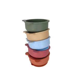 Silicone Teddy Suction Bowl & Spoon Set