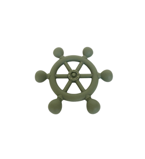 Silicone Ships Wheel Teether