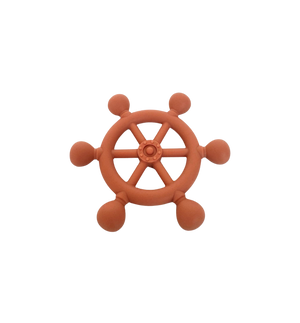 Silicone Ships Wheel Teether