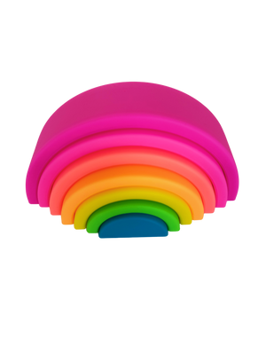 Silicone 7-Layer Rainbow Stacking Toy